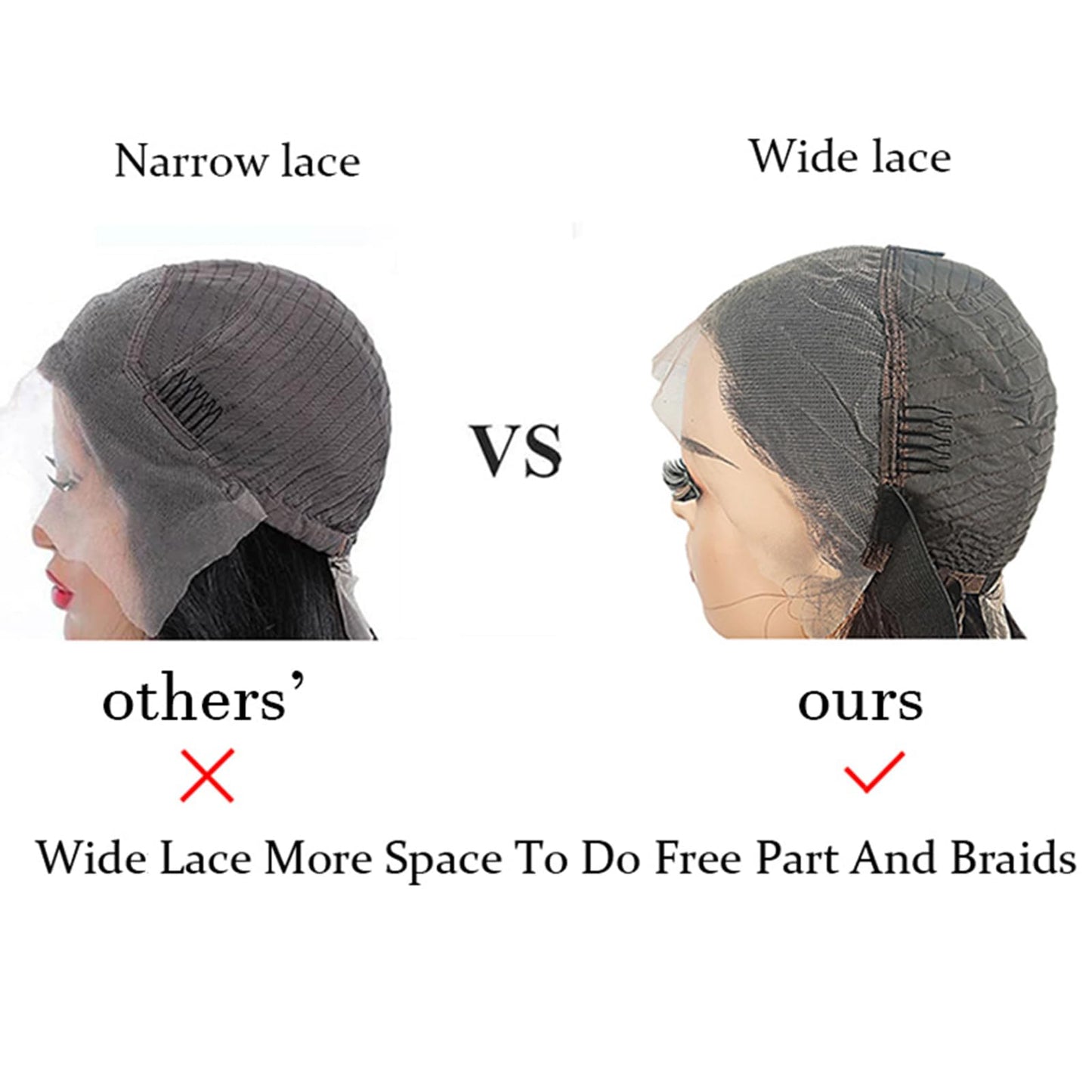 Enoya Glueless Wigs Human Hair Pre Plucked Frontal Lace Wig For Black Women,Hd Lace Front Wigs Human Hair 200 Density Natural Black With Baby Hair (13x4 HD Lace Frontal Wig, 10")