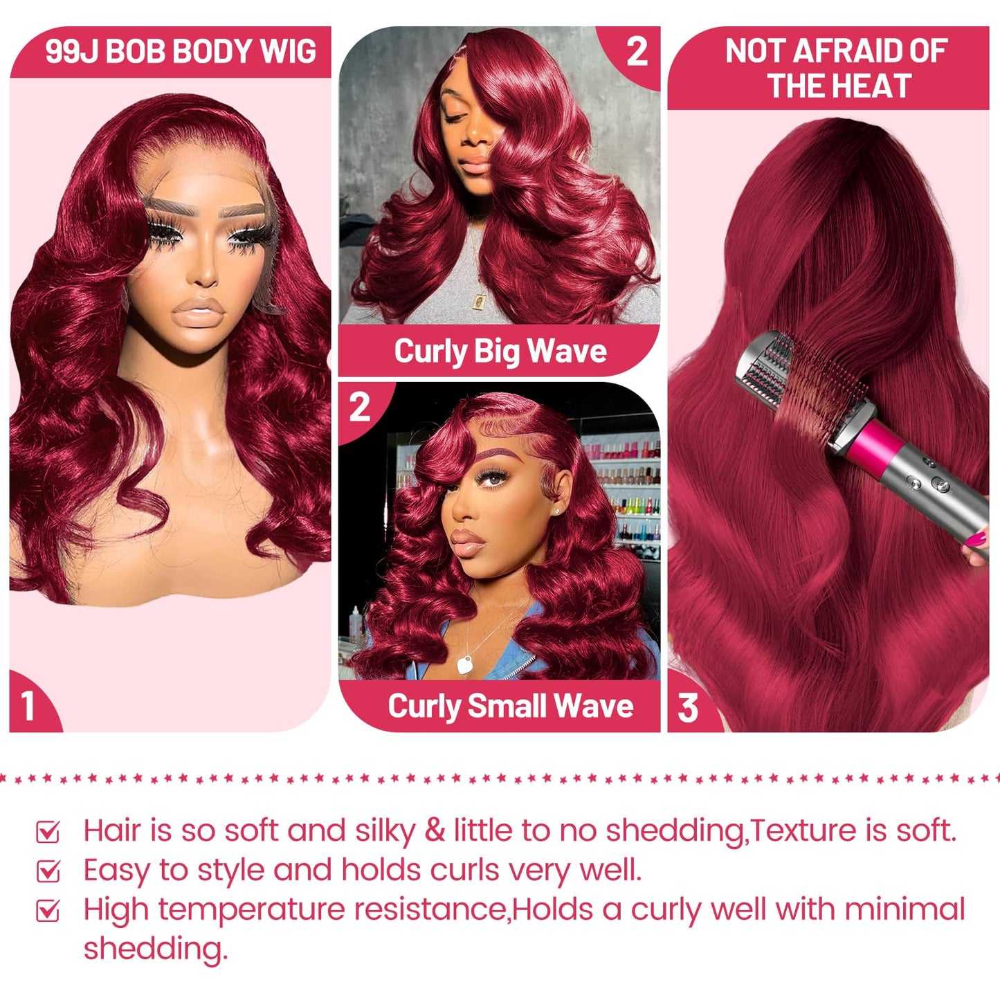 99j Burgundy Lace Front Wigs Human Hair 13x4 Bob Wig Human Hair Pre Plucked 200 Density HD Transparent Body Wave Lace Front Wigs Human Hair Red Colored Short Bob Wig for Women with Baby Hair 10inch
