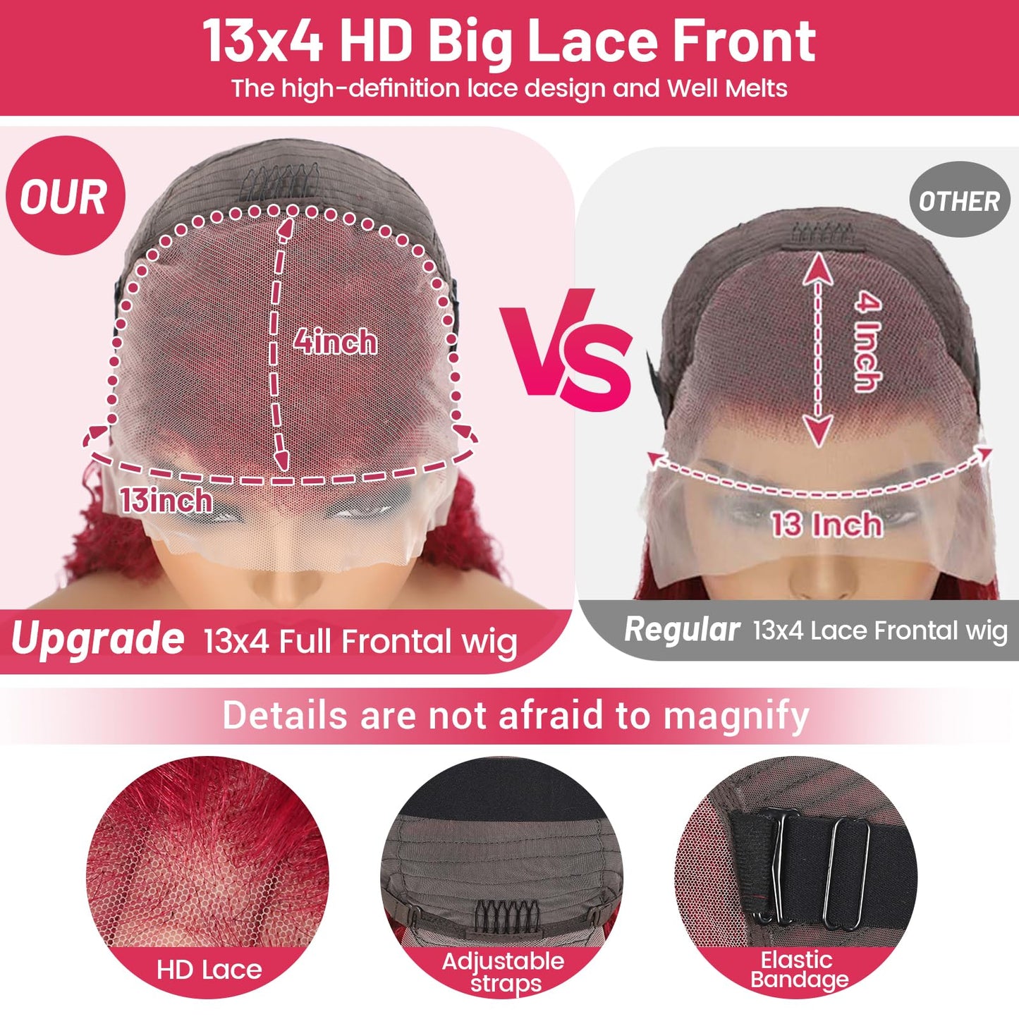 99j Burgundy Lace Front Wigs Human Hair 13x4 Bob Wig Human Hair Pre Plucked 200 Density HD Transparent Body Wave Lace Front Wigs Human Hair Red Colored Short Bob Wig for Women with Baby Hair 10inch